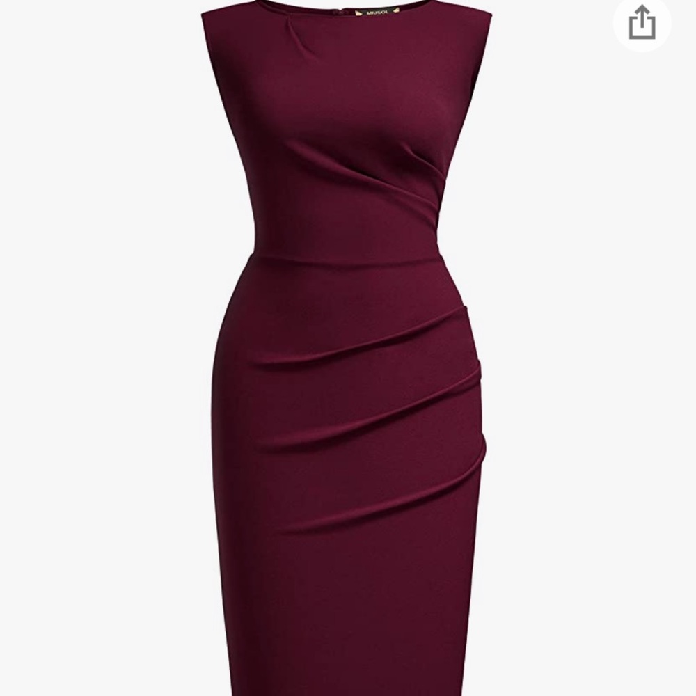 Miusol Ruffle Pencil Work Dress